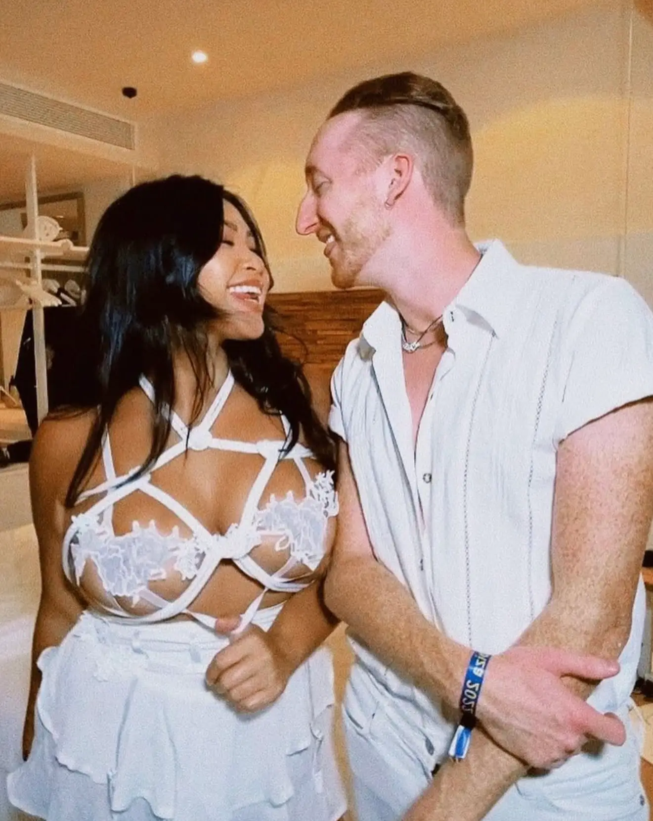 The married couple first dipped their toes into the spicy cruise world last year (Instagram/@heybellaluna)