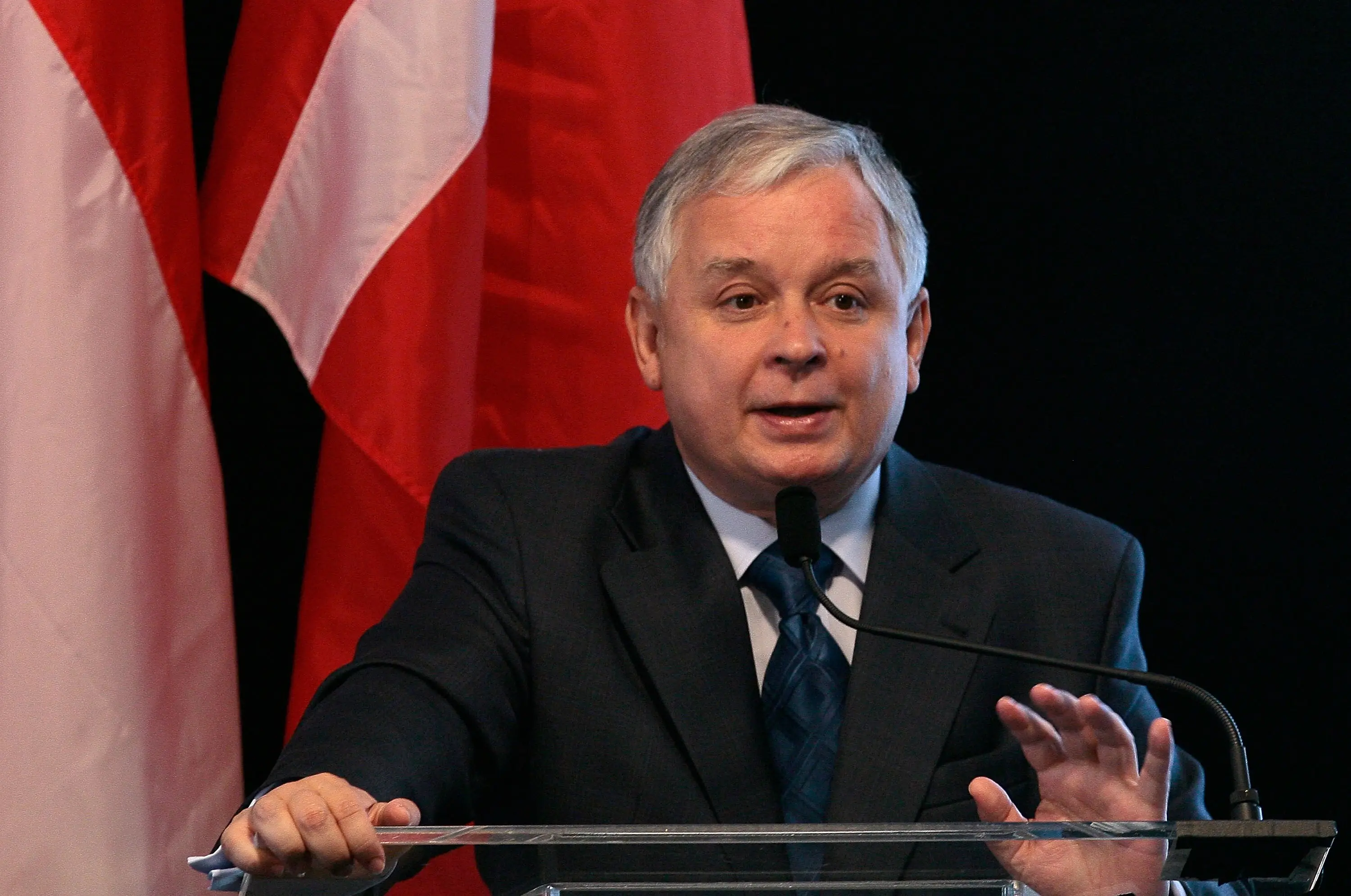 Polish President Lech Kaczynski died in the horror crash which occurred 15 years ago (Jemal Countess/Getty Images)