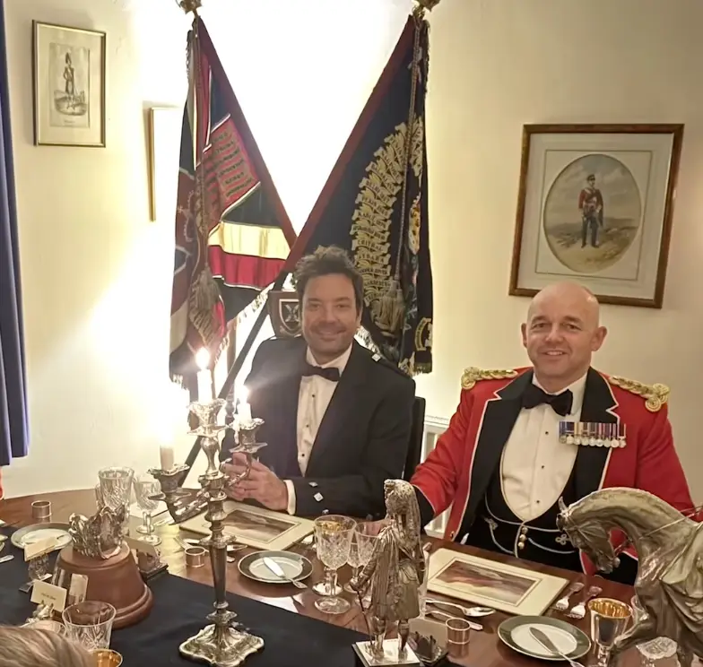 Fallon said he had the 'best dinner ever'. (Instagram/jimmyfallon)