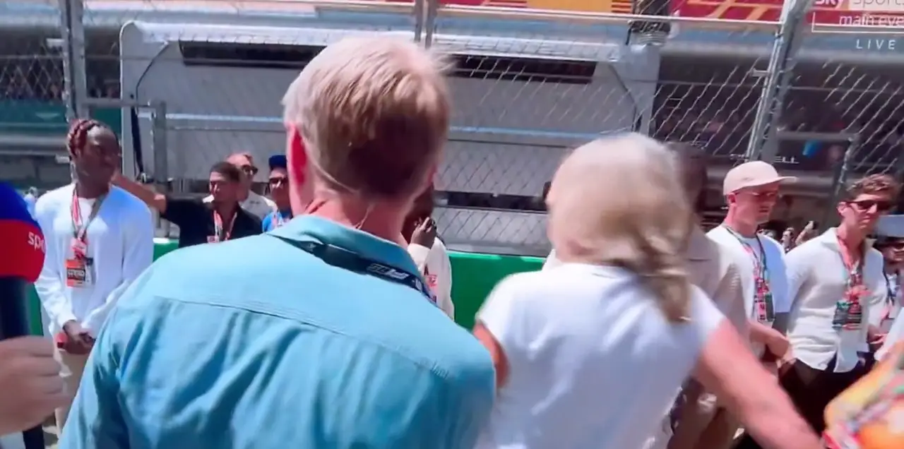 The whole England squad looked to be there (Sky Sports F1)