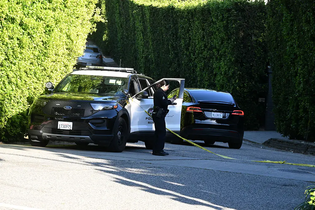 Police promptly responded to a 911 call about shots being fired at Rihanna's home (DUTCH/Bauer-Griffin/GC Images)