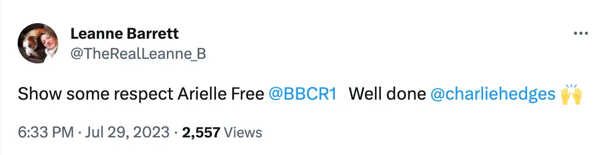 The incident has received some mixed reactions online.