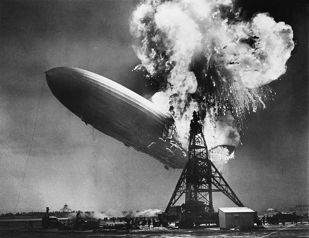Incredibly, more people survived the Hindenburg disaster than died. (Bettmann/Getty Images)