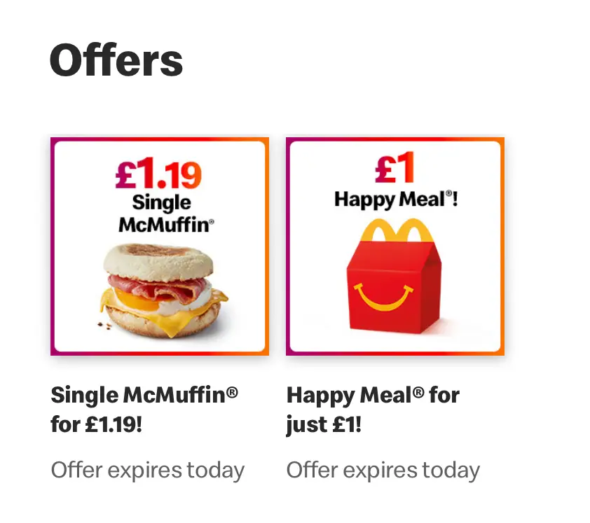 The price drop is a one day deal and you have to order through the app.