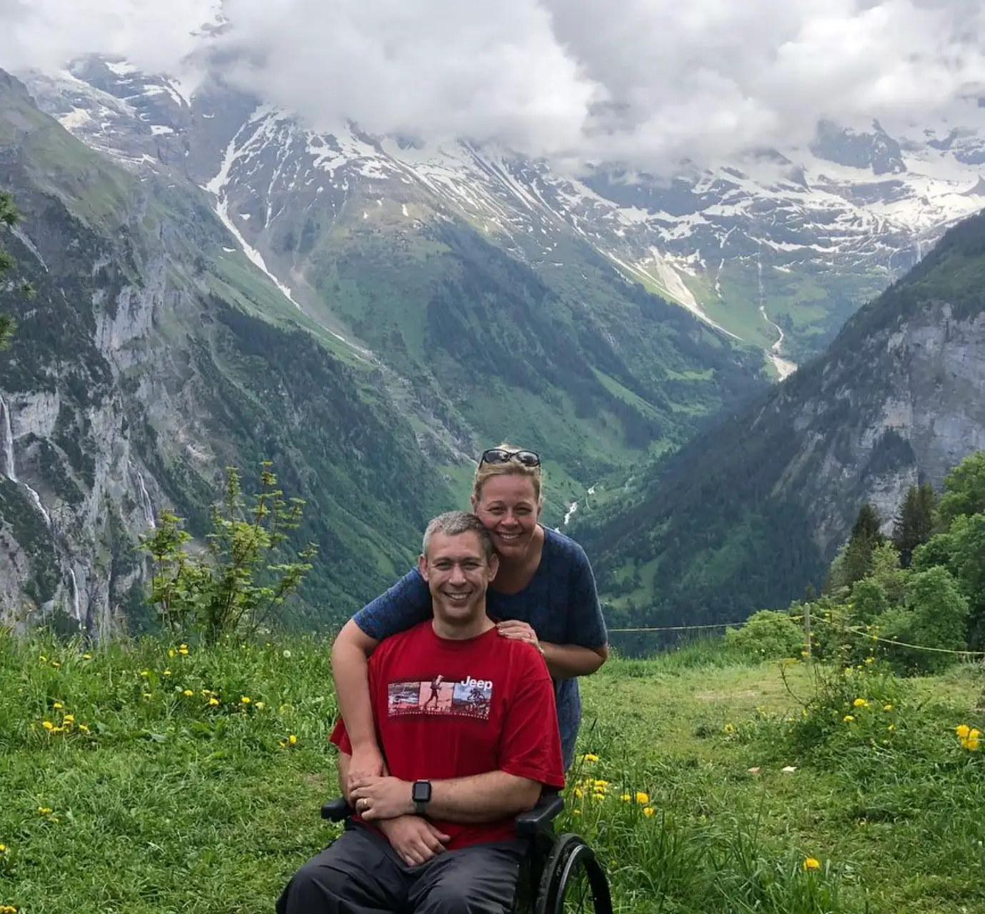 Martin and his wife, Joanna. (Instagram/@martinpistorius)