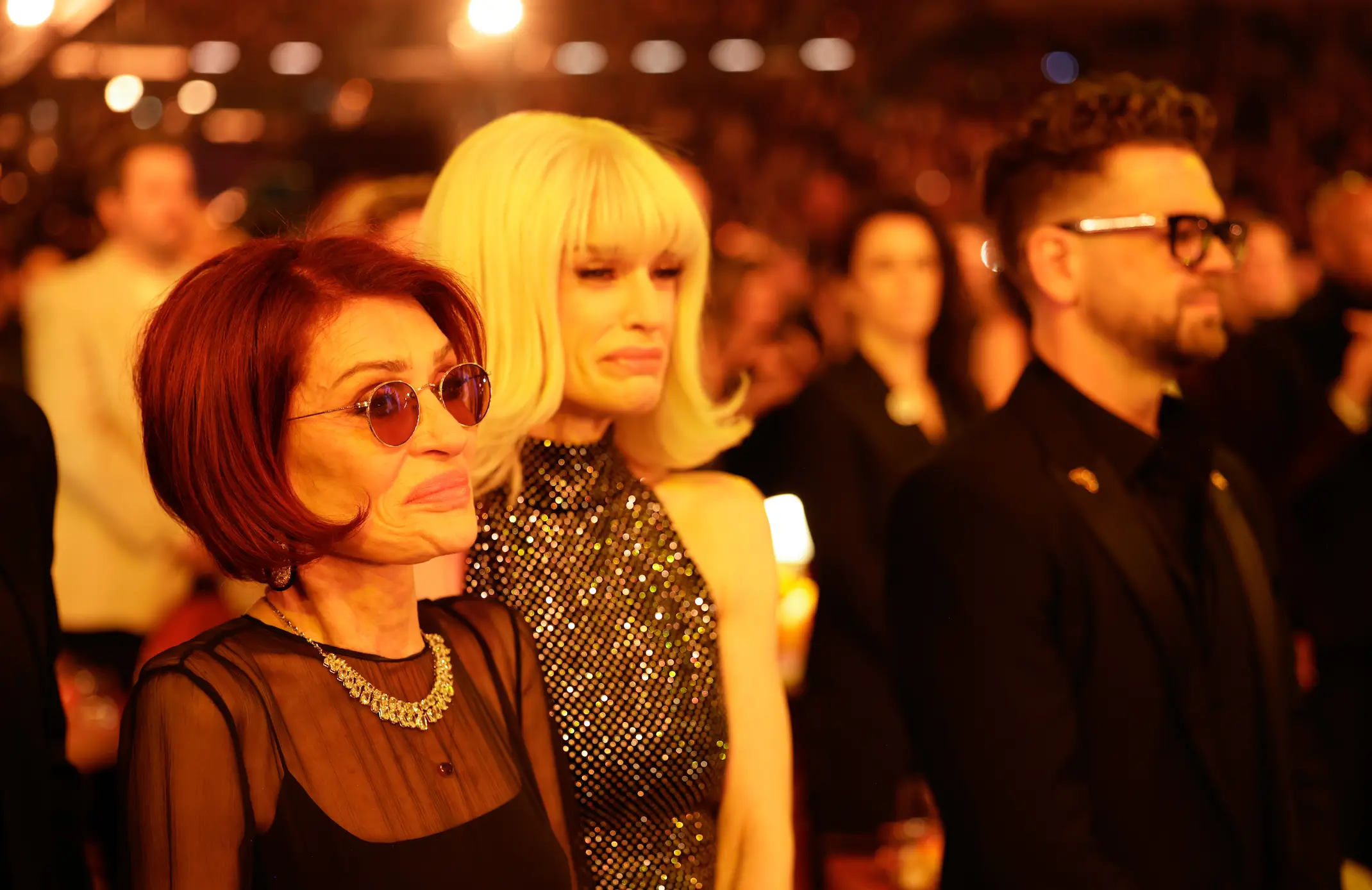 Kelly Osbourne and mum Sharon became emotional during a poignant tribute to Ozzy at this year’s Grammy Awards (Francis Specker/CBS via Getty Images) 