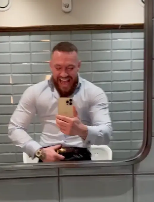 The fighter enjoyed a night out.