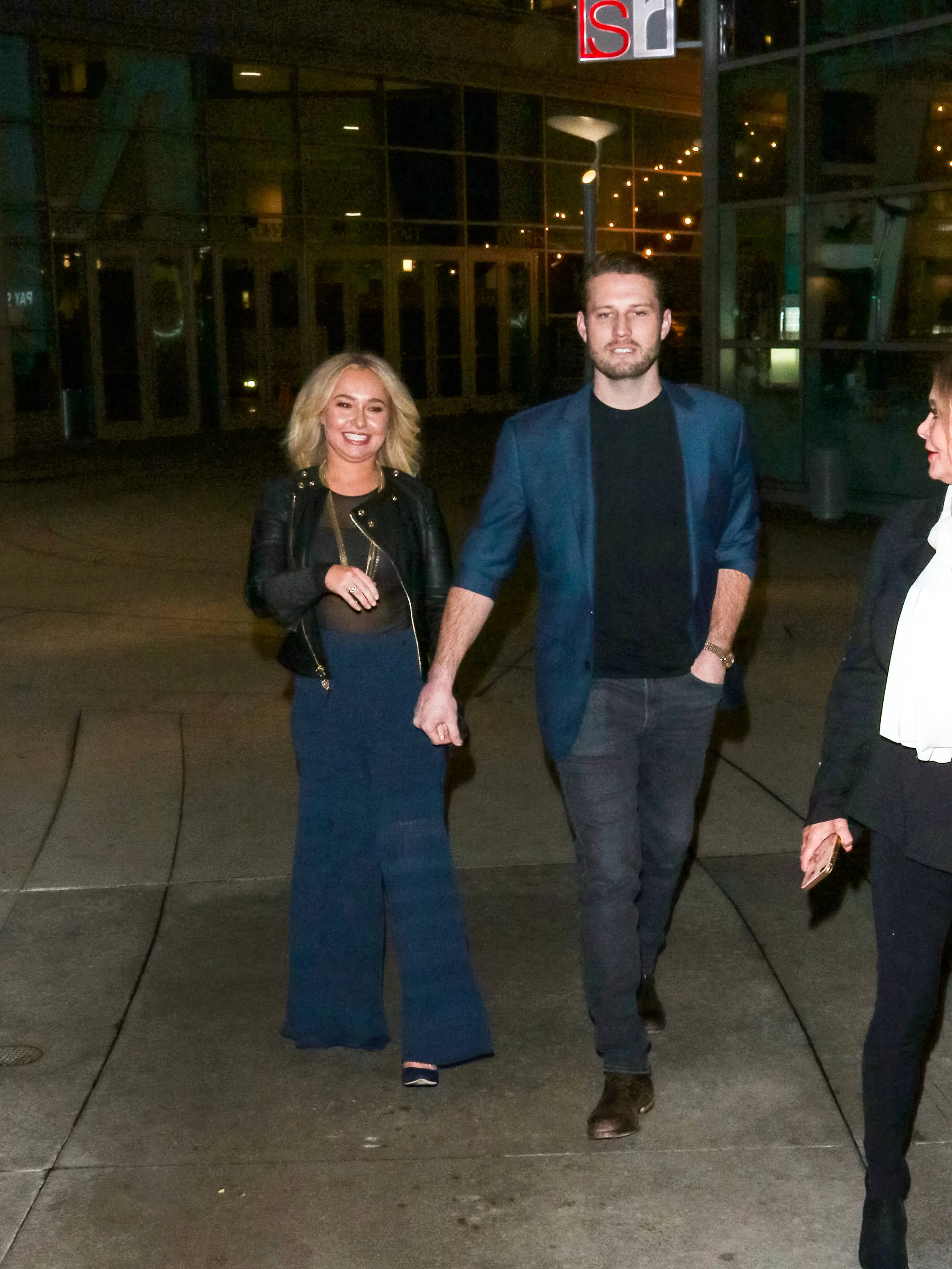 The late actress pictured with Hickerson in January 2019 (gotpap/Bauer-Griffin/GC Images)