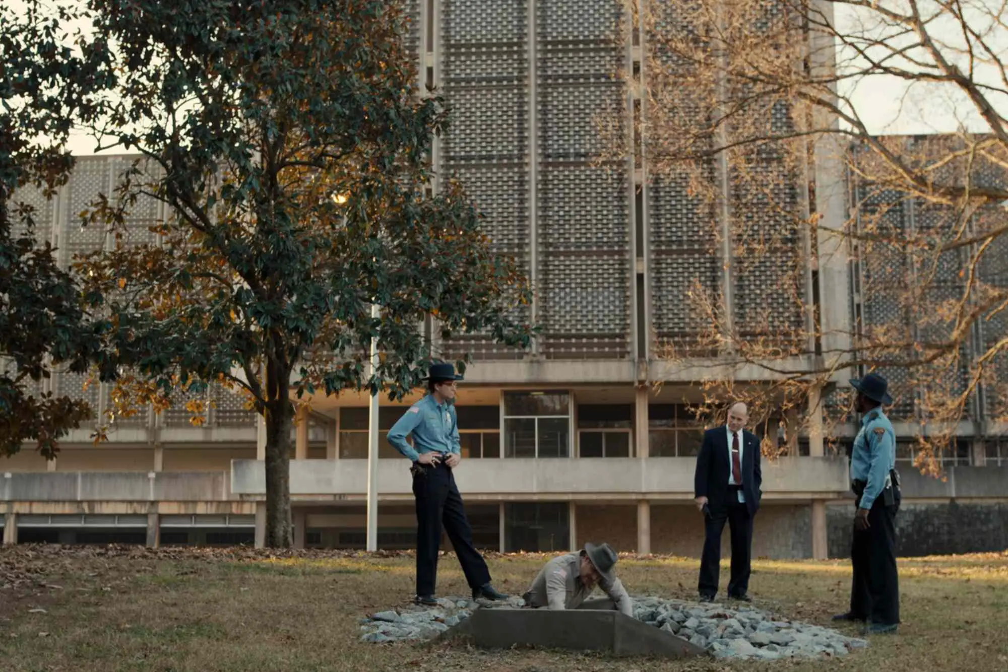 Hawkins lab was filmed at the site of an abandoned university building (Netflix)