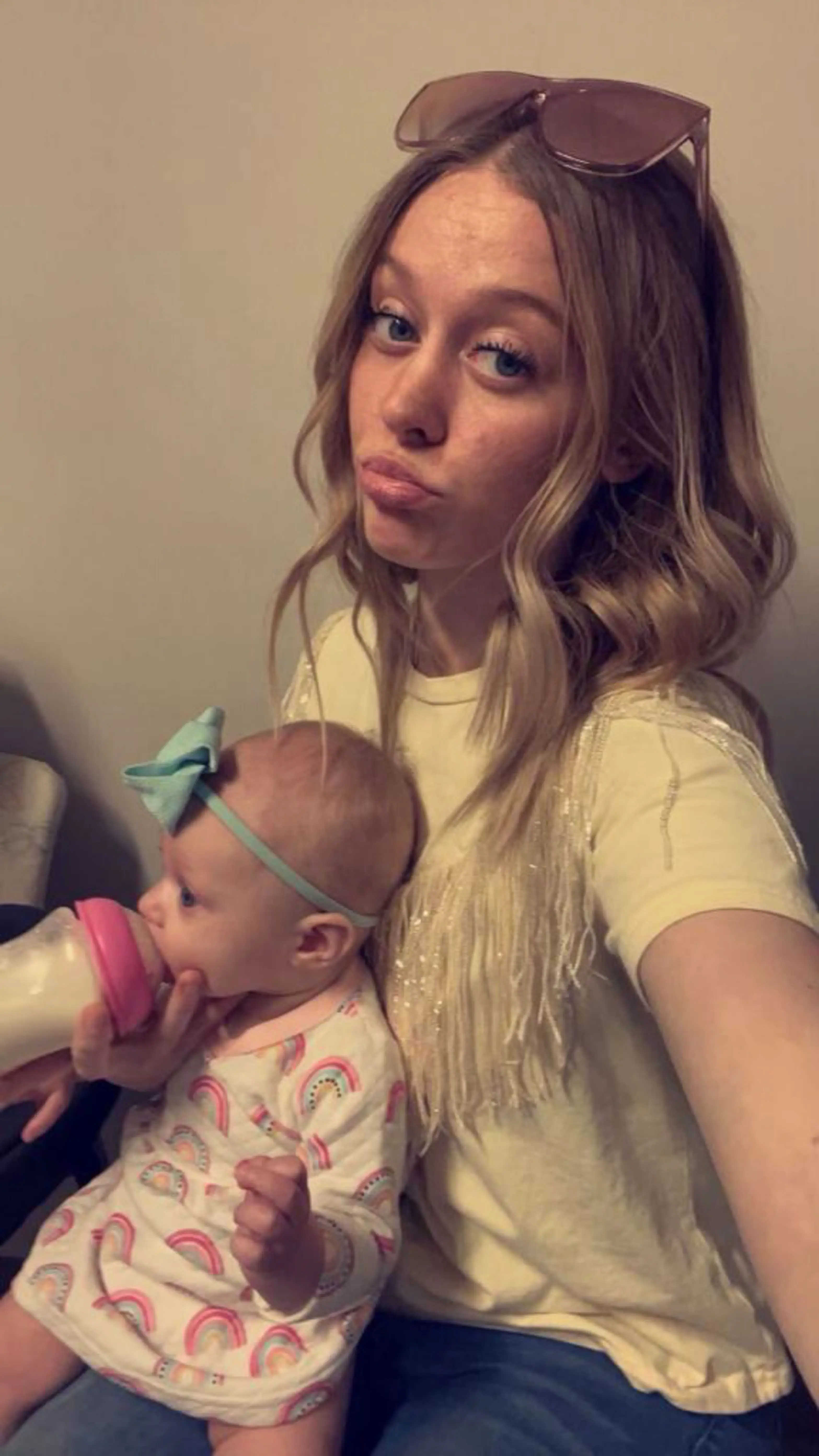 She became a mother unexpectedly overnight.