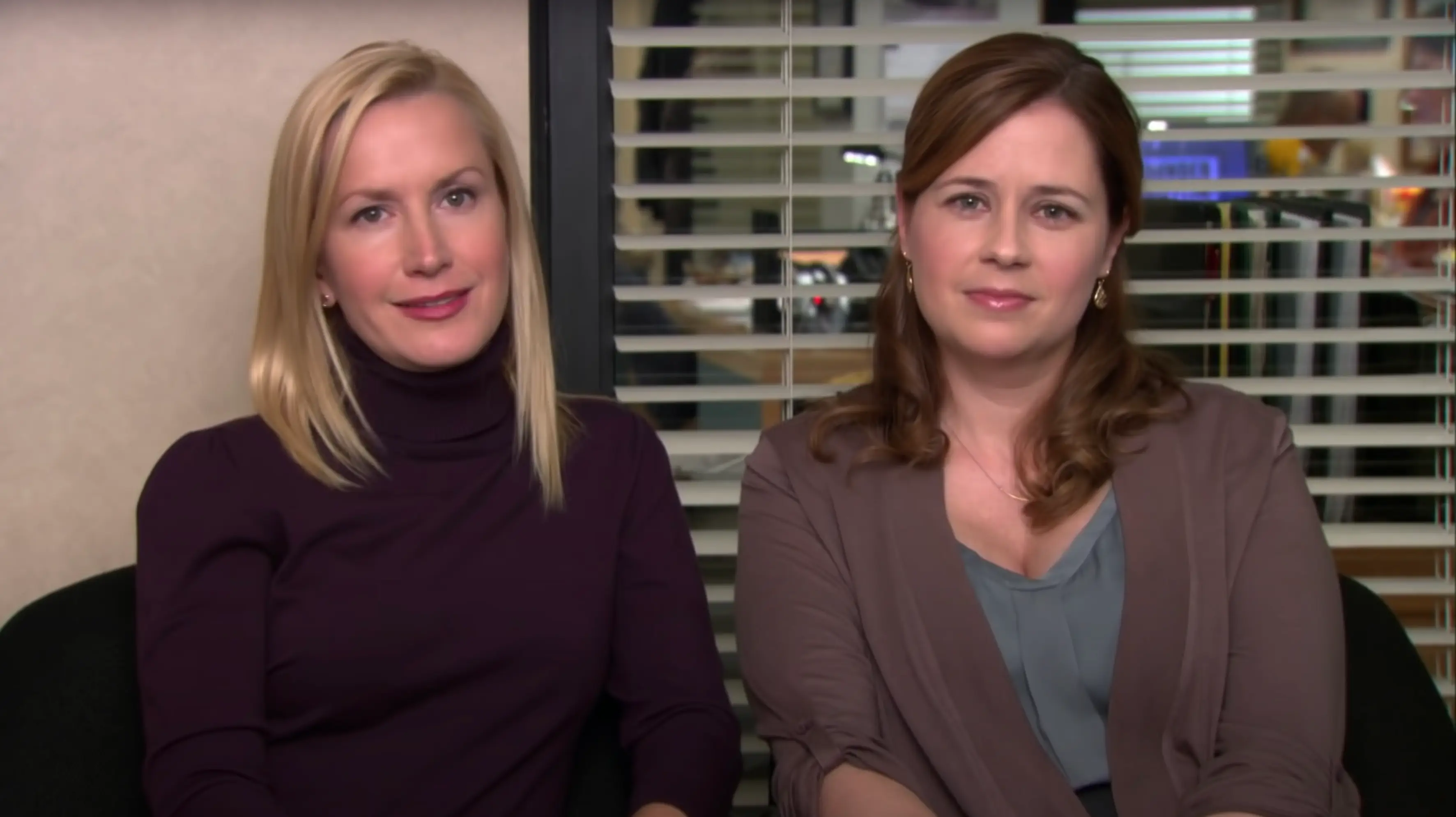 Pam and Angela run a rewatch podcast (NBC)