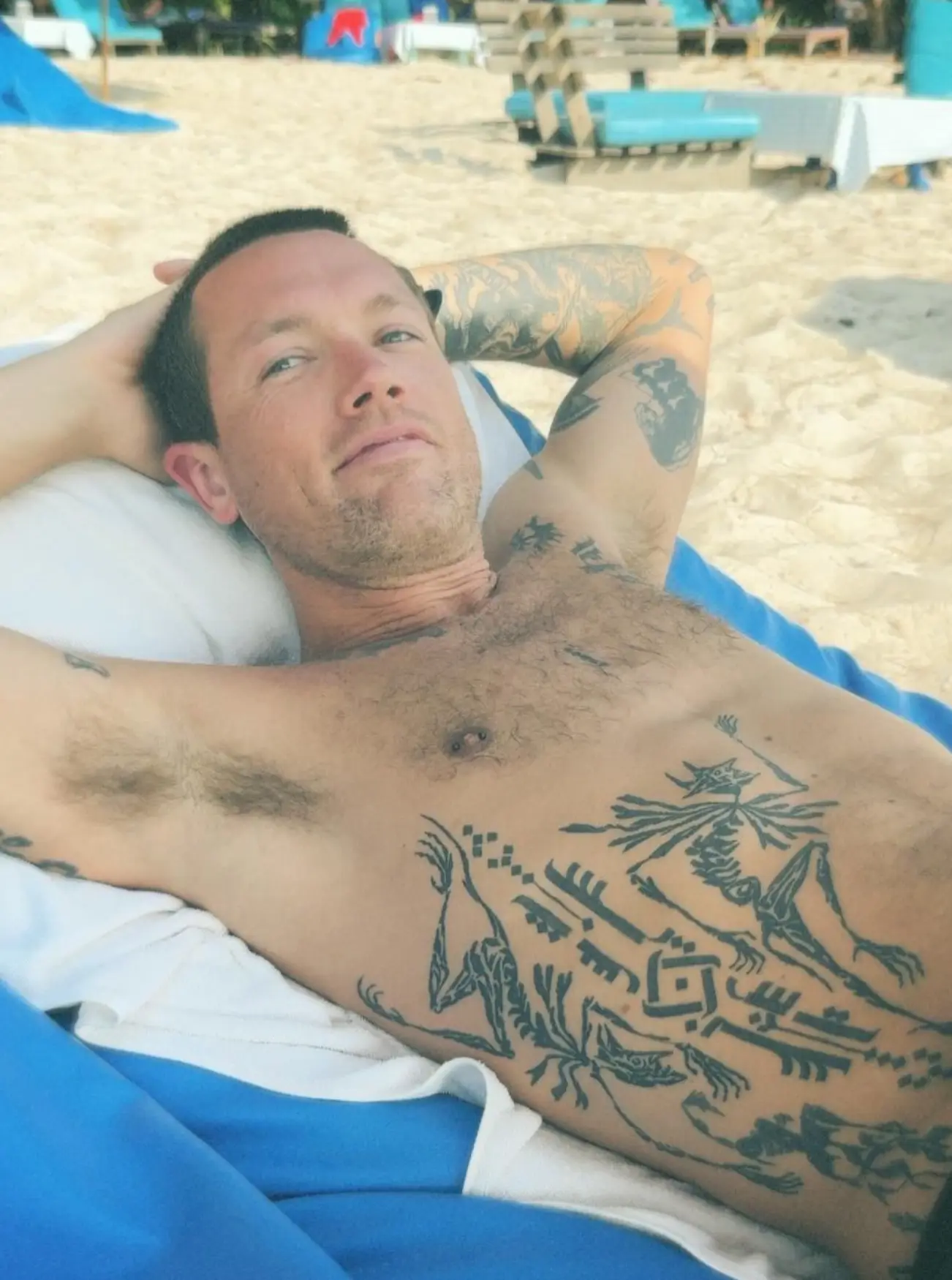 His family have been left devastated by his sudden and accidental death (Instagram/@tompardhy)