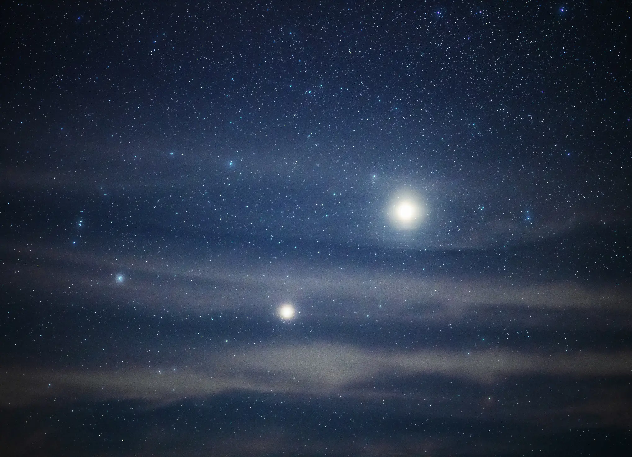 The night sky will have a bit more going on, this Tuesday evening (Getty Stock Image)