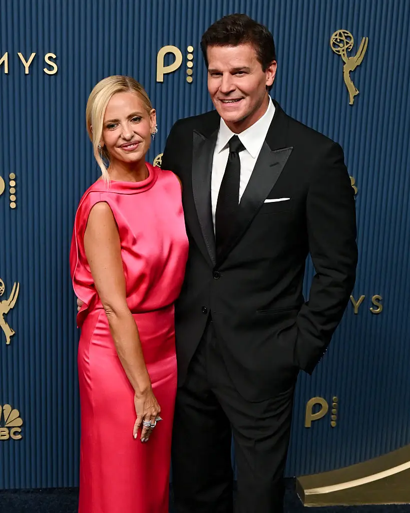 "I don't think his wife would be too happy about that!" she said back (Alberto Rodriguez/Deadline via Getty Images)