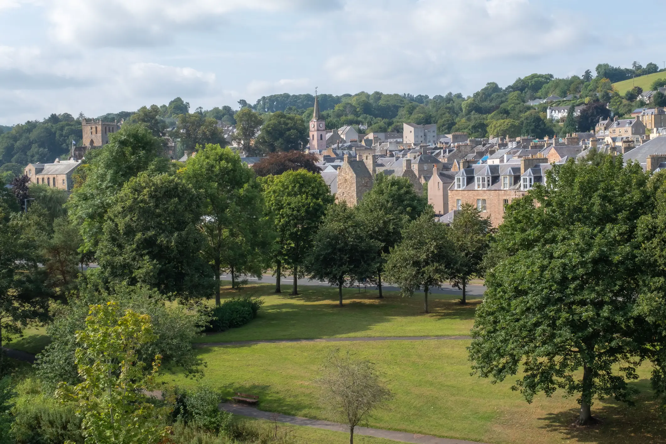 The tribe live in tents close to the village of Jedburgh, in the Scottish woodlands (Getty Stock Image)