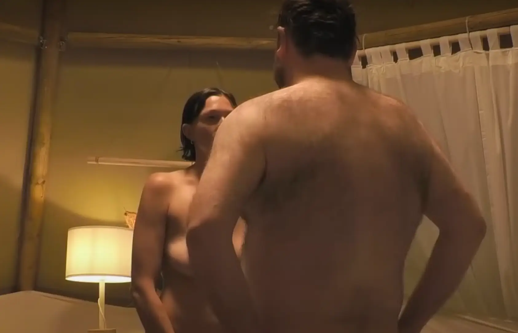 The pair shared a hard-to-watch moment on camera (Channel 4)