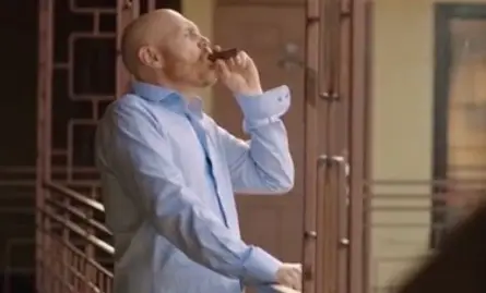 Bill Burr called out people who don't think vaping is the same as smoking in the film.