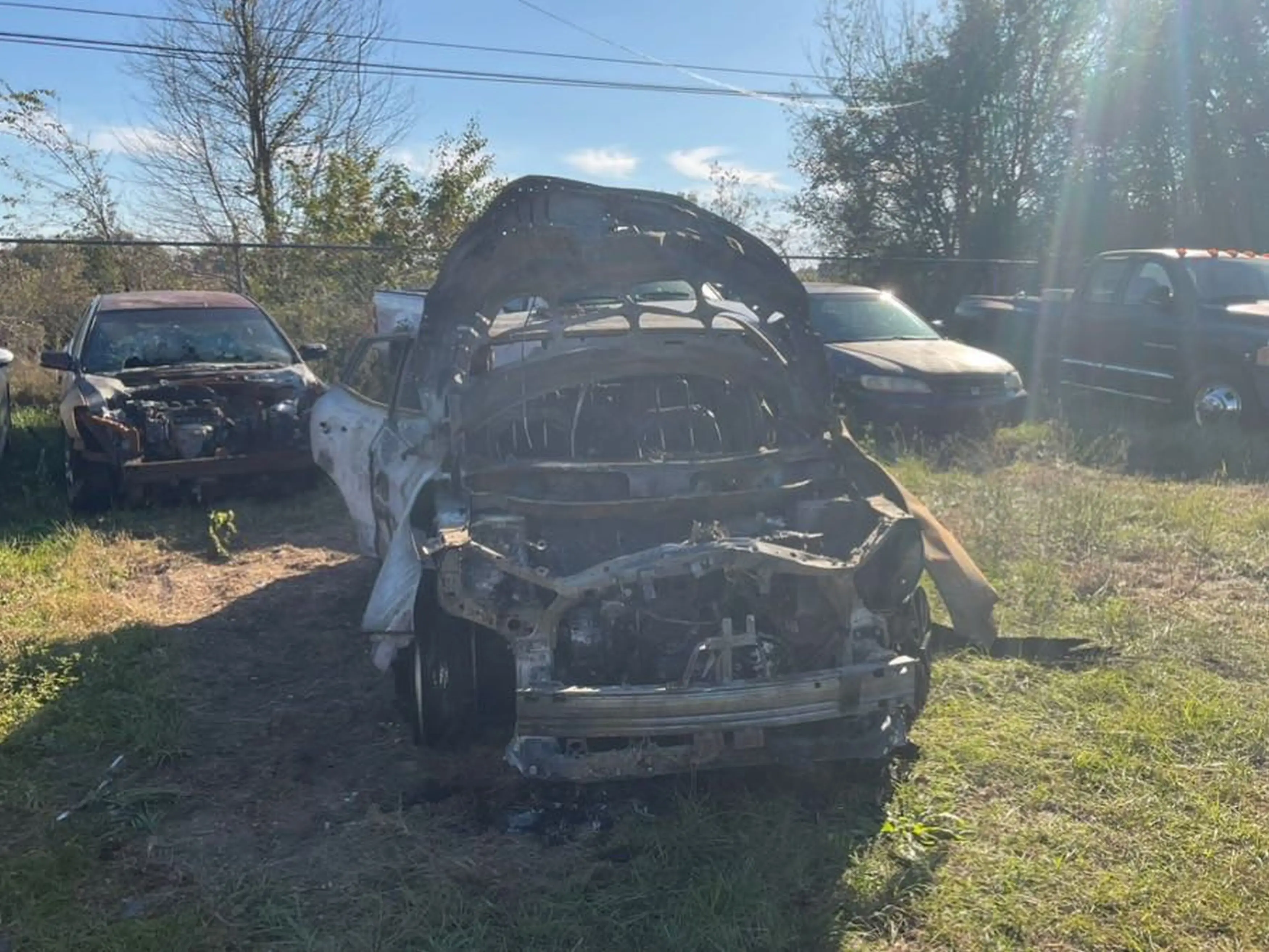 The remains of her car (Kennedy News and Media)