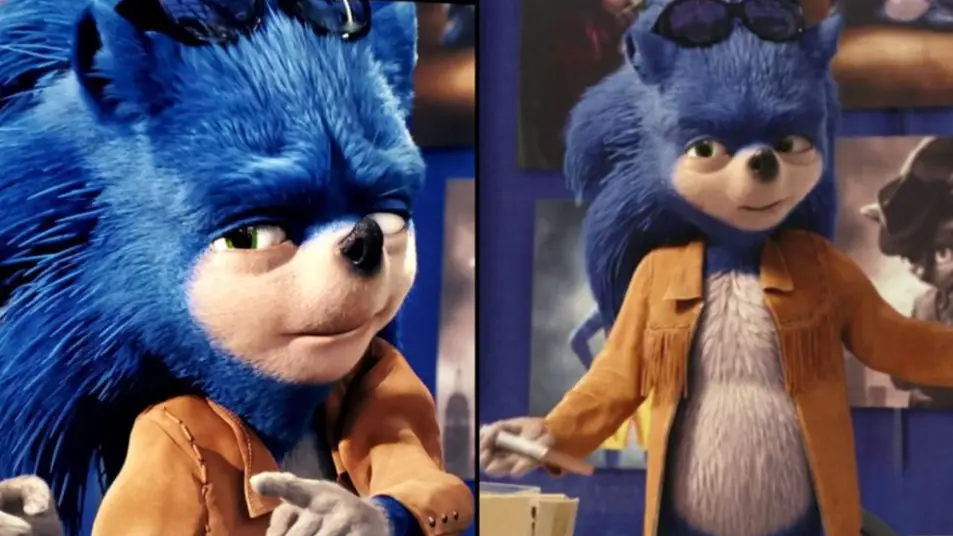 Fans Shocked As 'Ugly Sonic' With Dad Bod Appears In New Movie
