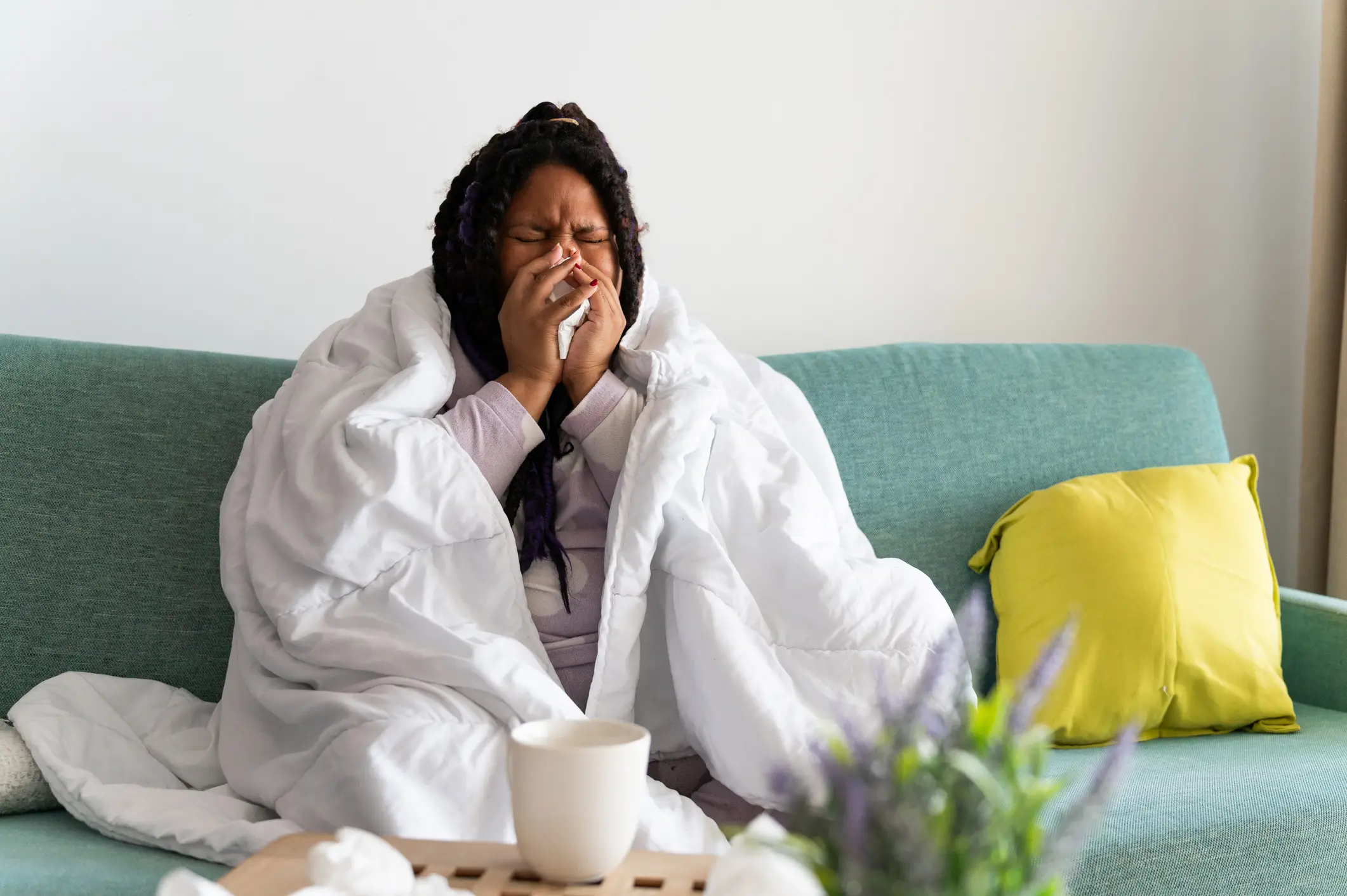 Being ill with Covid or the flu can often get mixed up (Getty Stock Image)