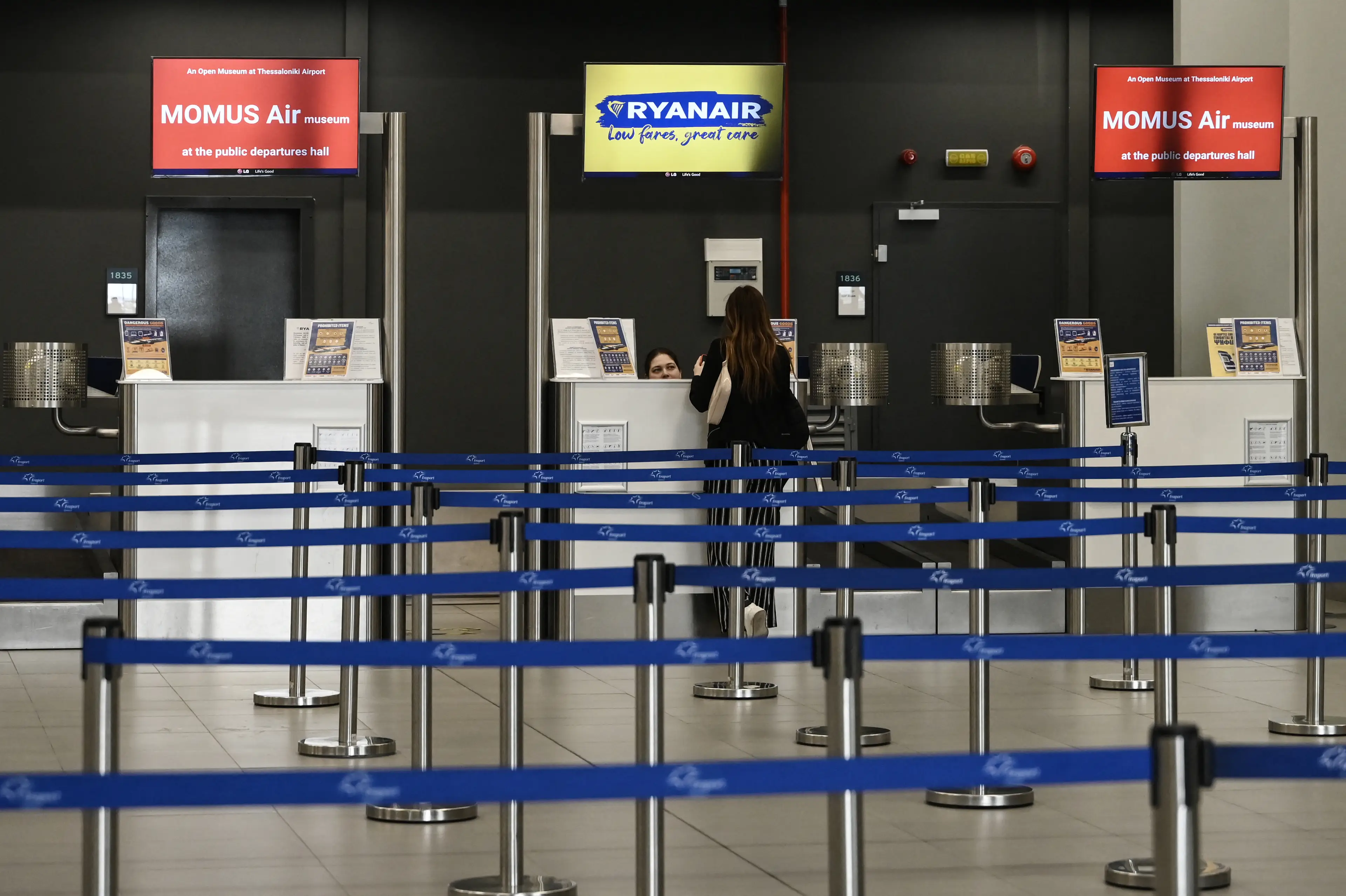 Ryanair will not operate in Crete this winter season (Sakis Mitrolidis / AFP via Getty Images)