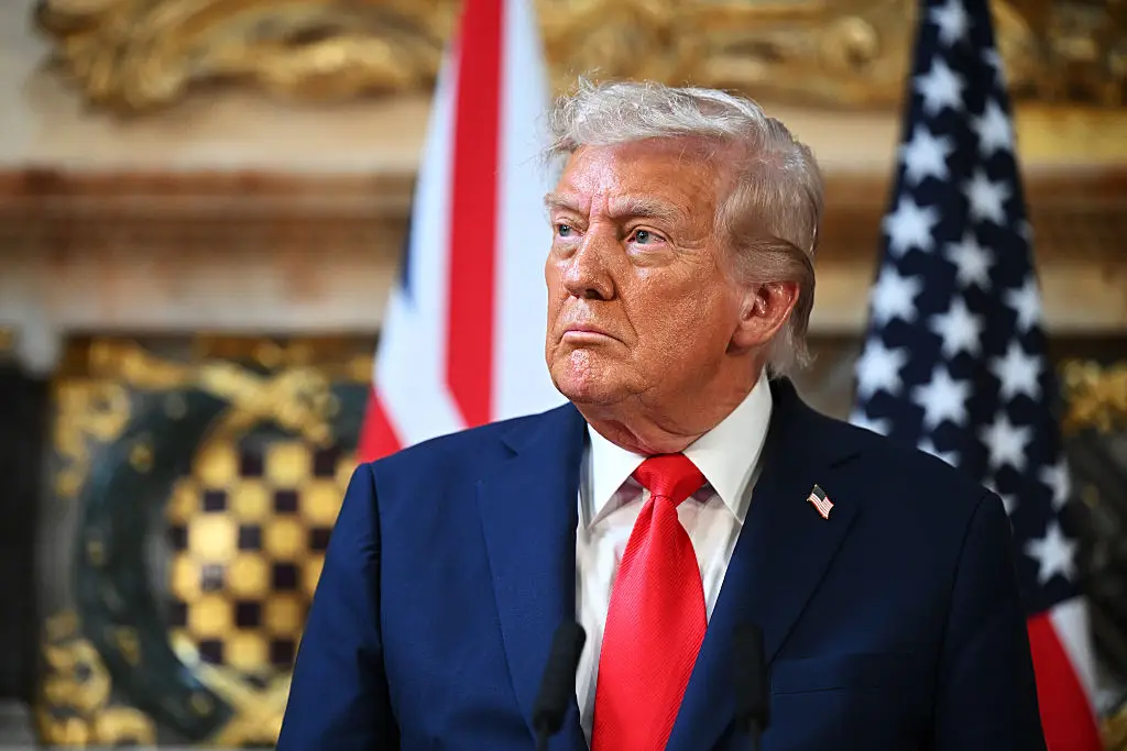 Trump implied the US had known about the alleged plotters 'for a long time' (Leon Neal/Getty Images)