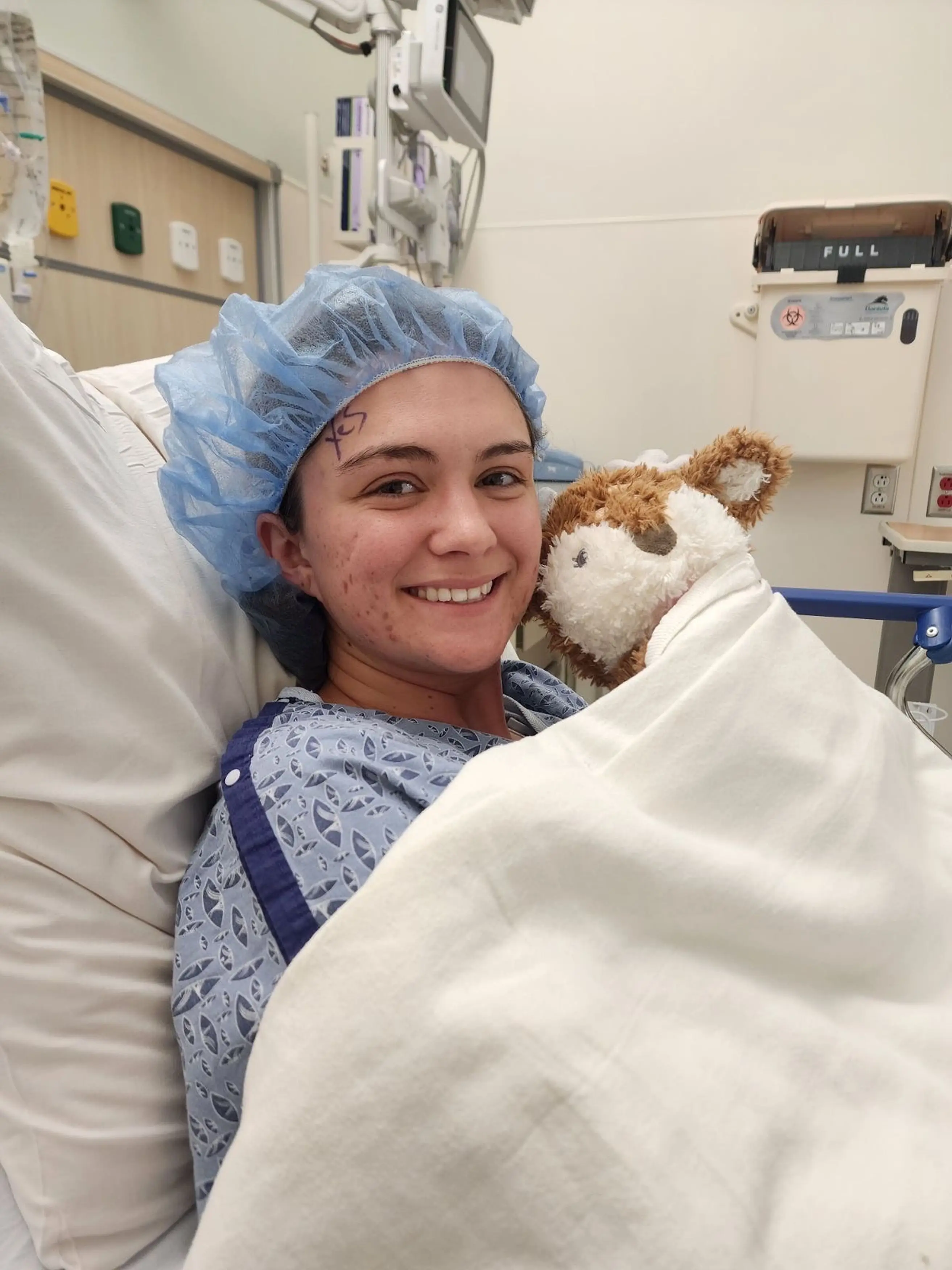 Allison Pickard had to undergo surgery, chemotherapy and radiation therapy to treat her brain tumor (Kennedy News and Media)