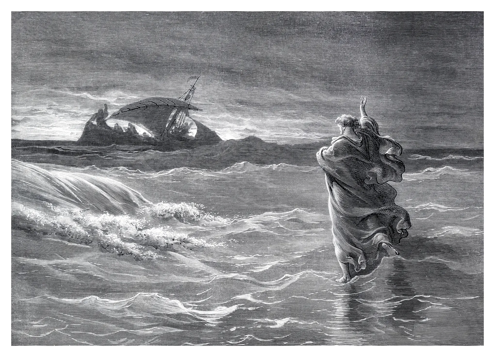 The vessel is said to be linked to the Biblical story of Jesus walking on water (Getty Stock Image)