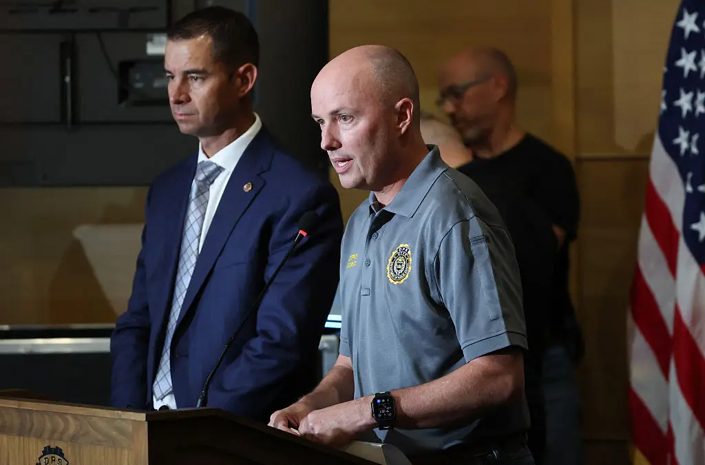 Governor Cox reminded people the death penalty still exists in Utah (PATRICK T. FALLON/AFP via Getty Images)