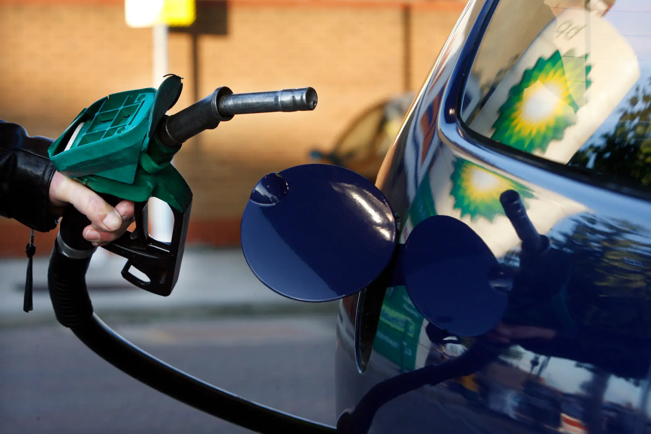 Fuelling up your car also now costs an arm and a leg amid the war in Iran (Jason Alden/Bloomberg via Getty Images)