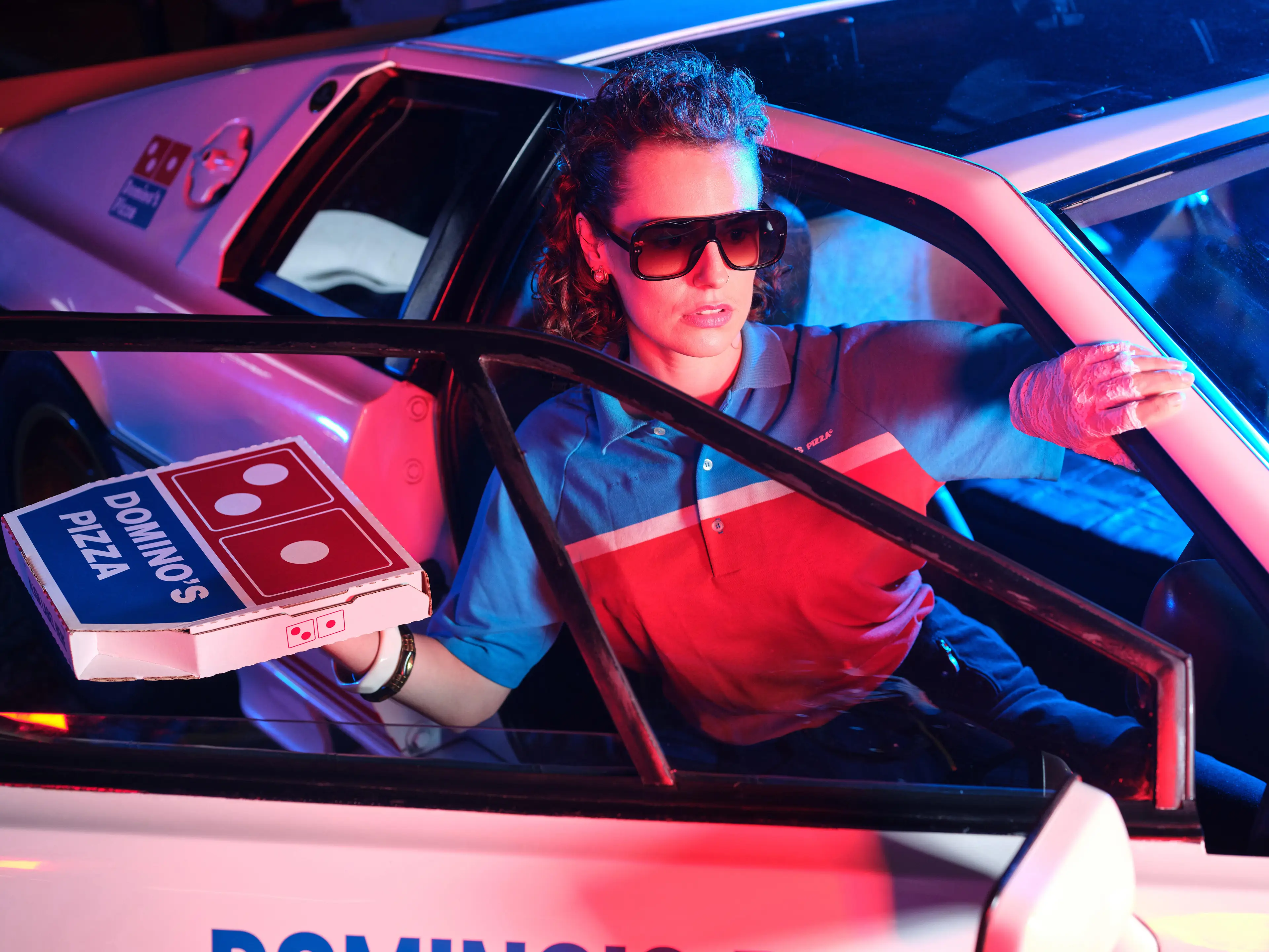 Domino's merch throwing it back to the 80s