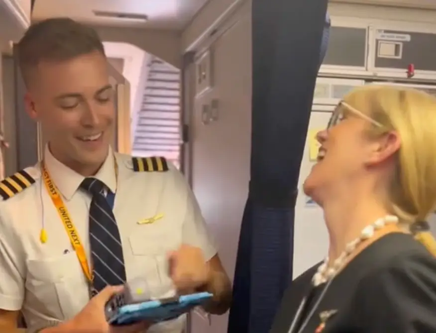 Moya had no idea her son was going to make a speech.