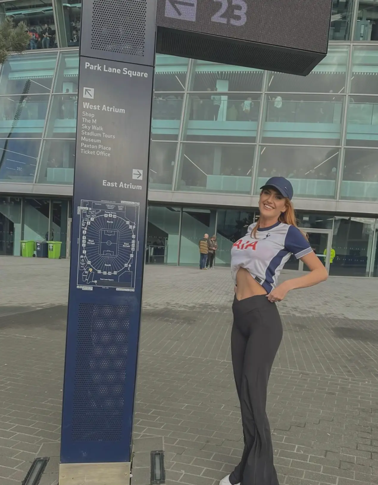 The OnlyFans star wasn't always pleased with her situation downstairs (Instagram/@annieecharlotte)