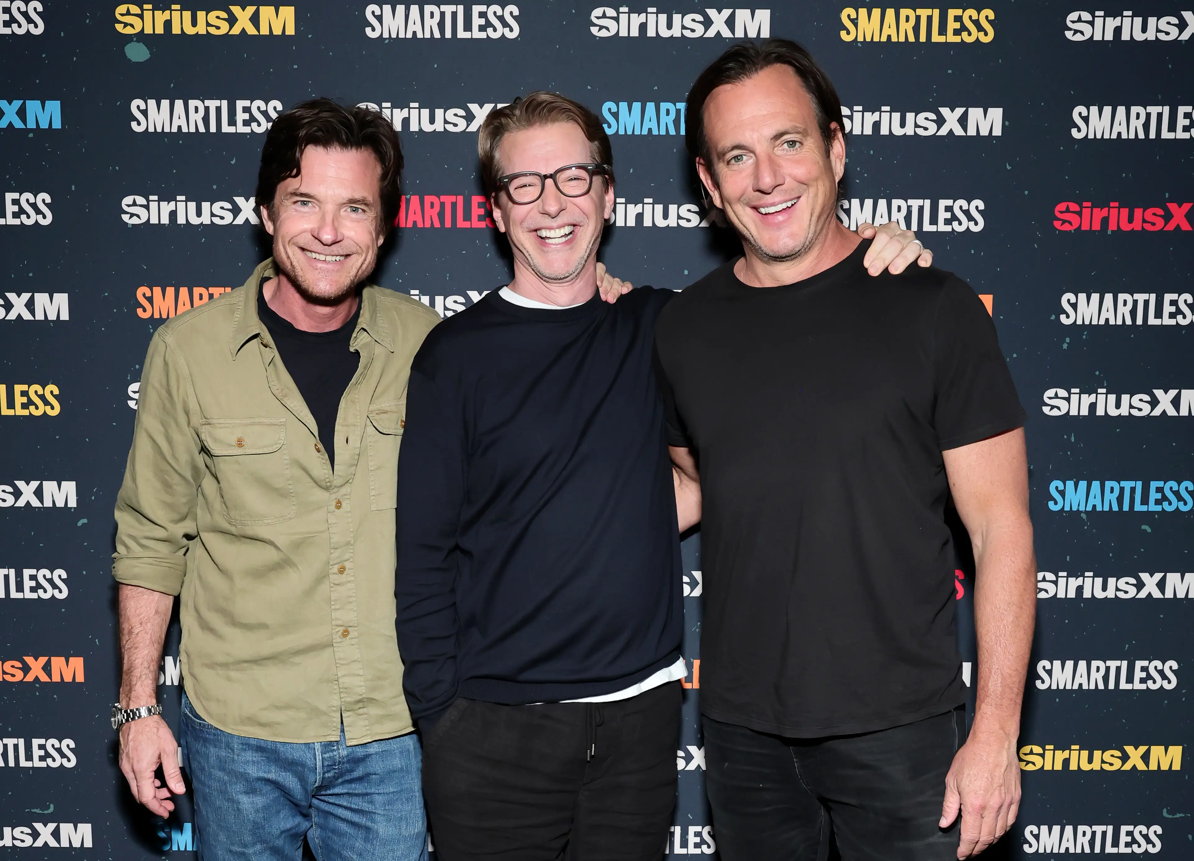 Bateman, Hayes and Arnett were discussing the joys of letting rip when talk turned to Poehler (Emma McIntyre/Getty Images for SiriusXM)