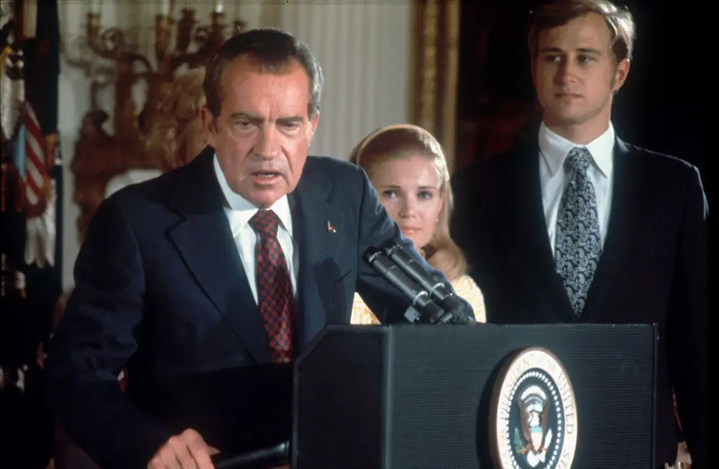 The 25th Amendment came into force when Nixon resigned (Dirck Halstead/Liaison)