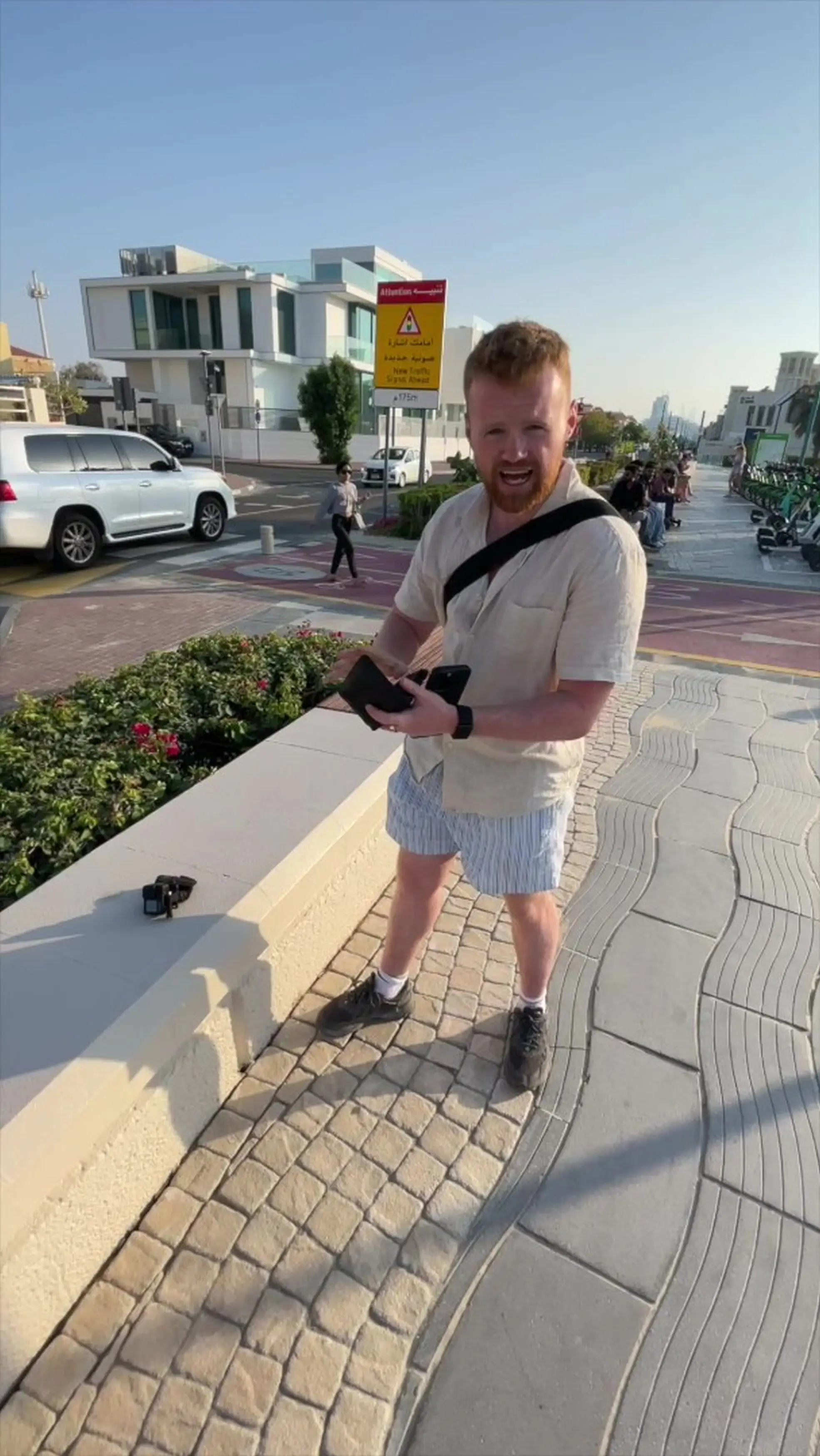 Ally was totally relieved to find all his items 'untouched'.