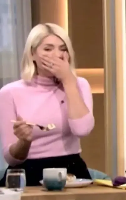 Even used to his 'jokes', they still seemed shocked (ITV)