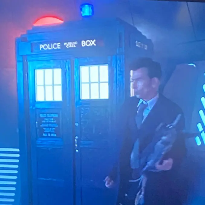 He dusted off his sonic screwdriver for the Children In Need special.
