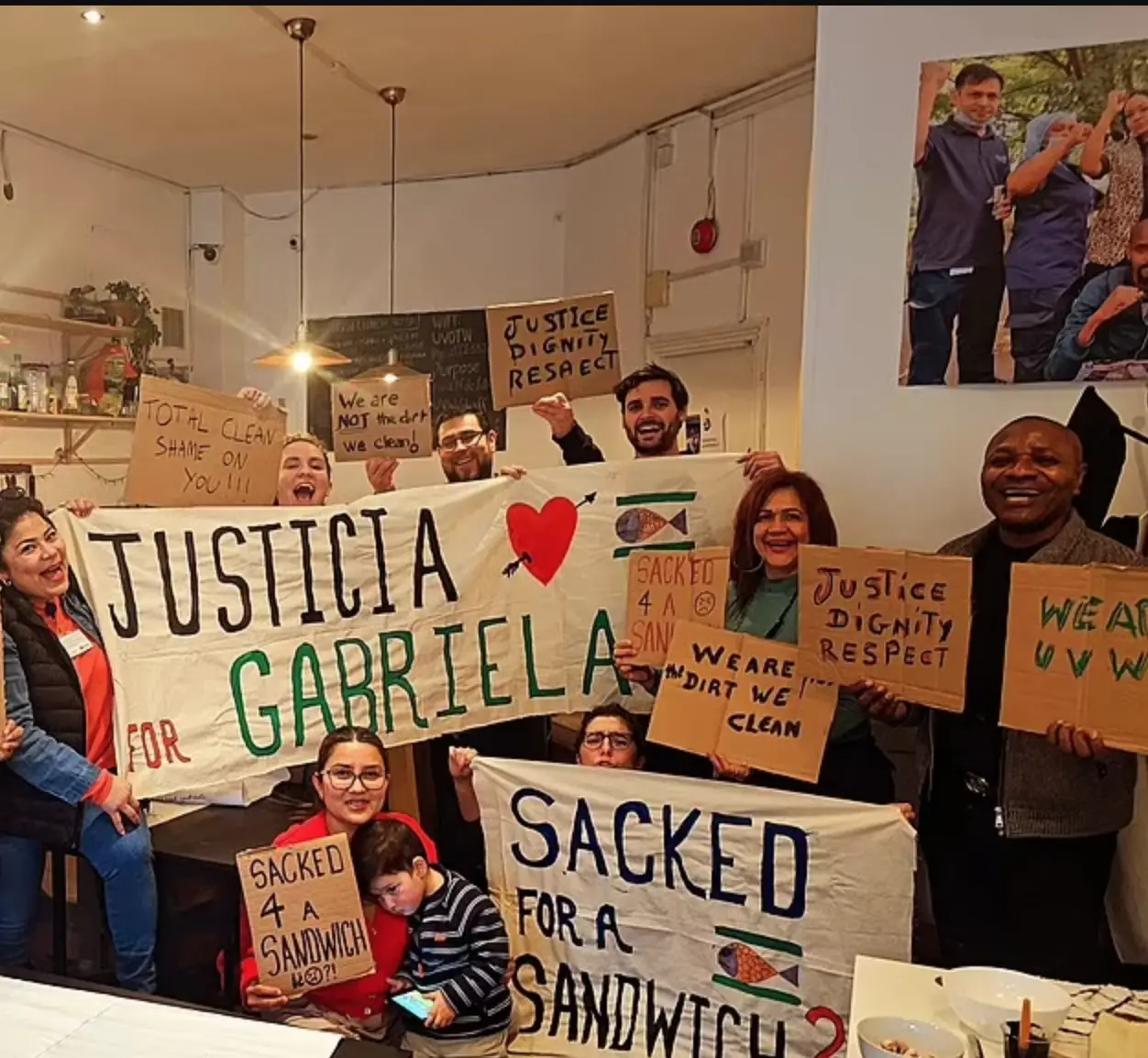 The UVW Union is now helping Gabriela sue her former employer.