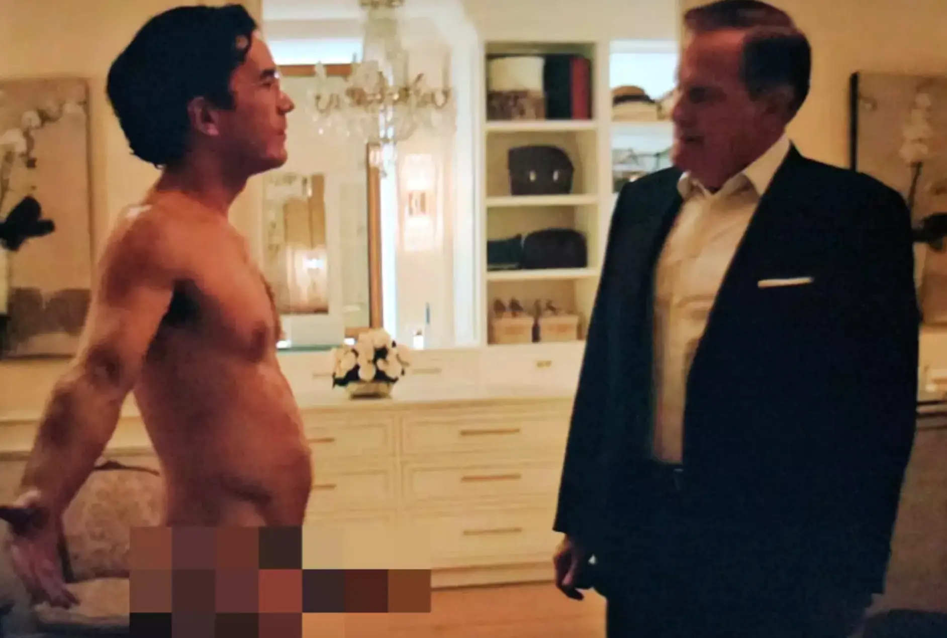 Viewers were stunned to see a graphic, nude scene in the final episode. (Netflix)