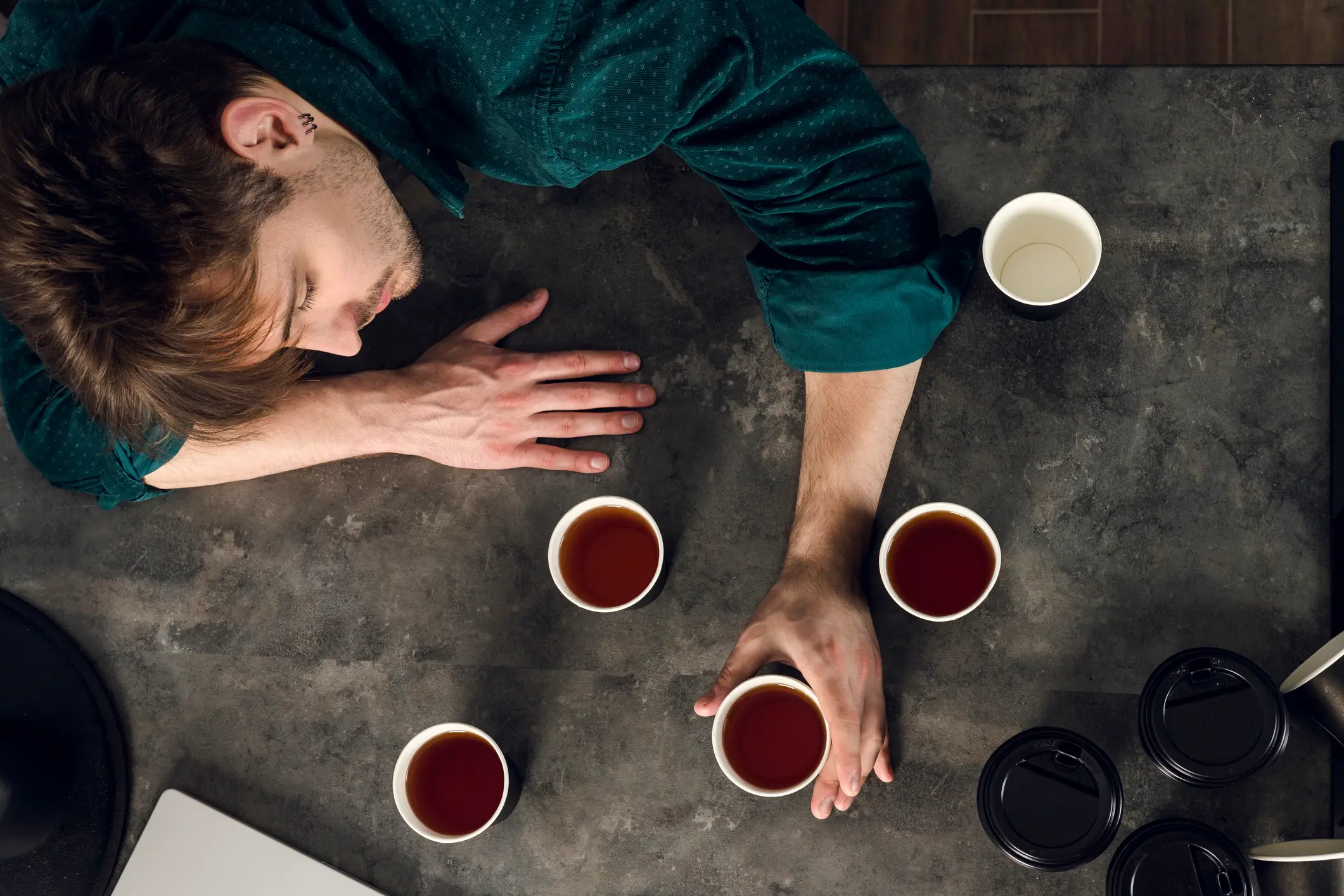 "Am I drinking this because I want to, or am I just feeding the beast of my caffeine addiction?"