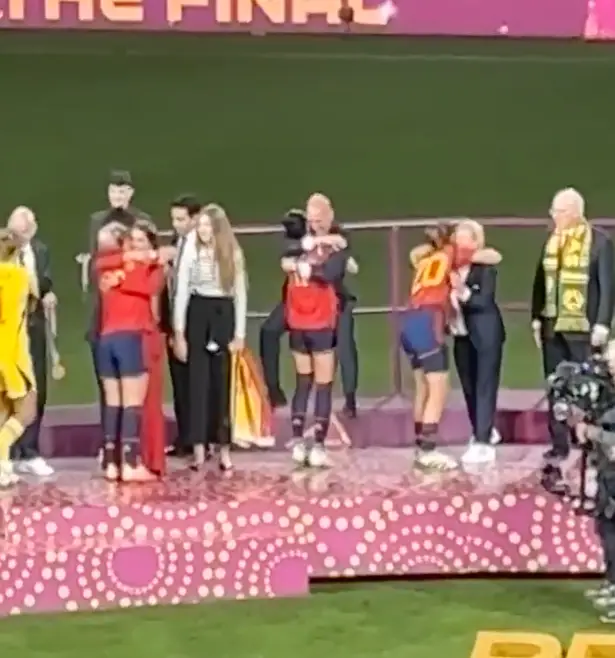 New footage shows football president lifting his own feet off the ground.