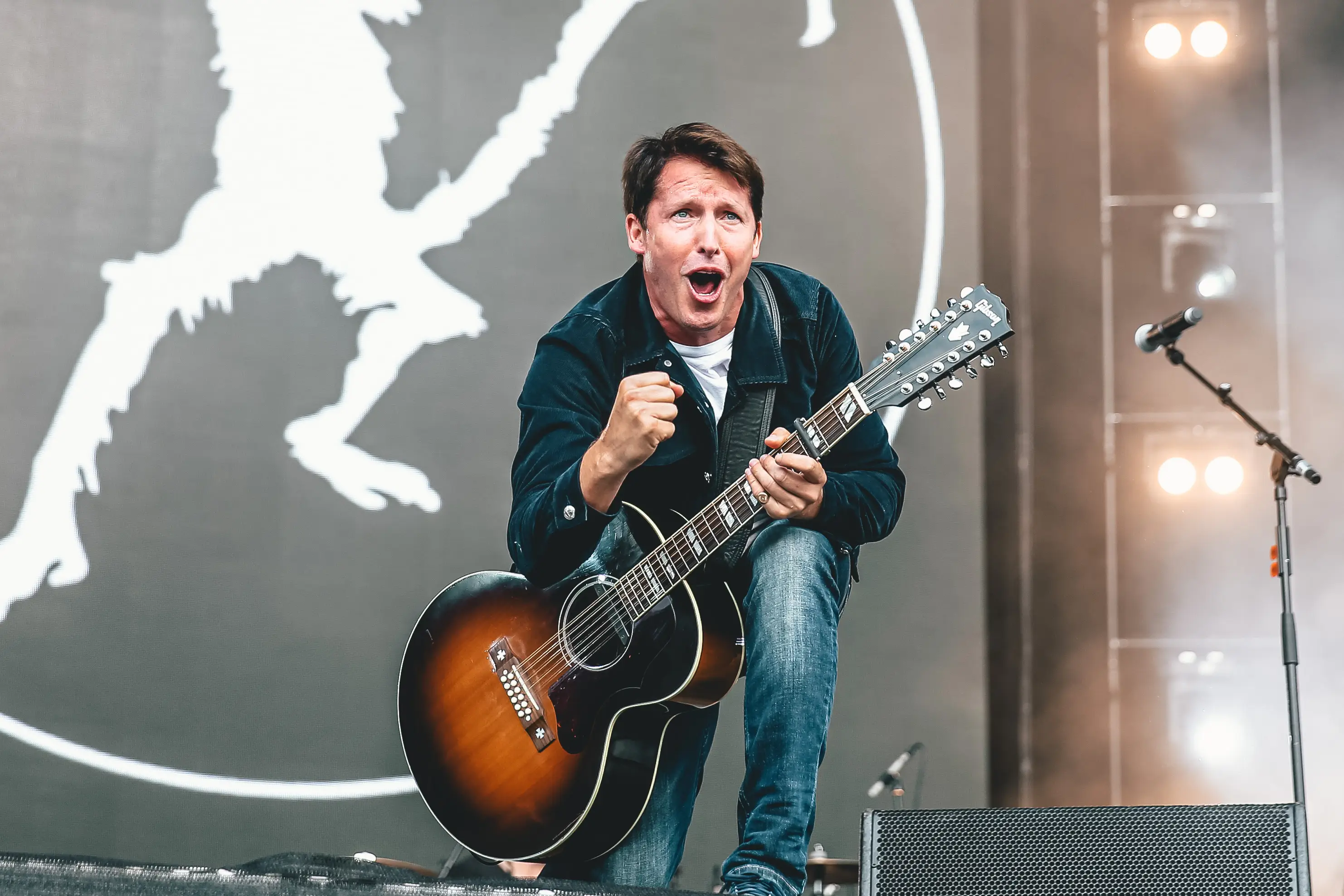 James Blunt's fans called his antics 'brave' (Luke Brennan/Getty Images)