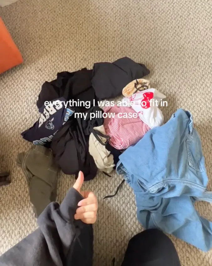 You'll manage to fit a lot of clothes in the pillowcase, giving you a decent amount of extra space.