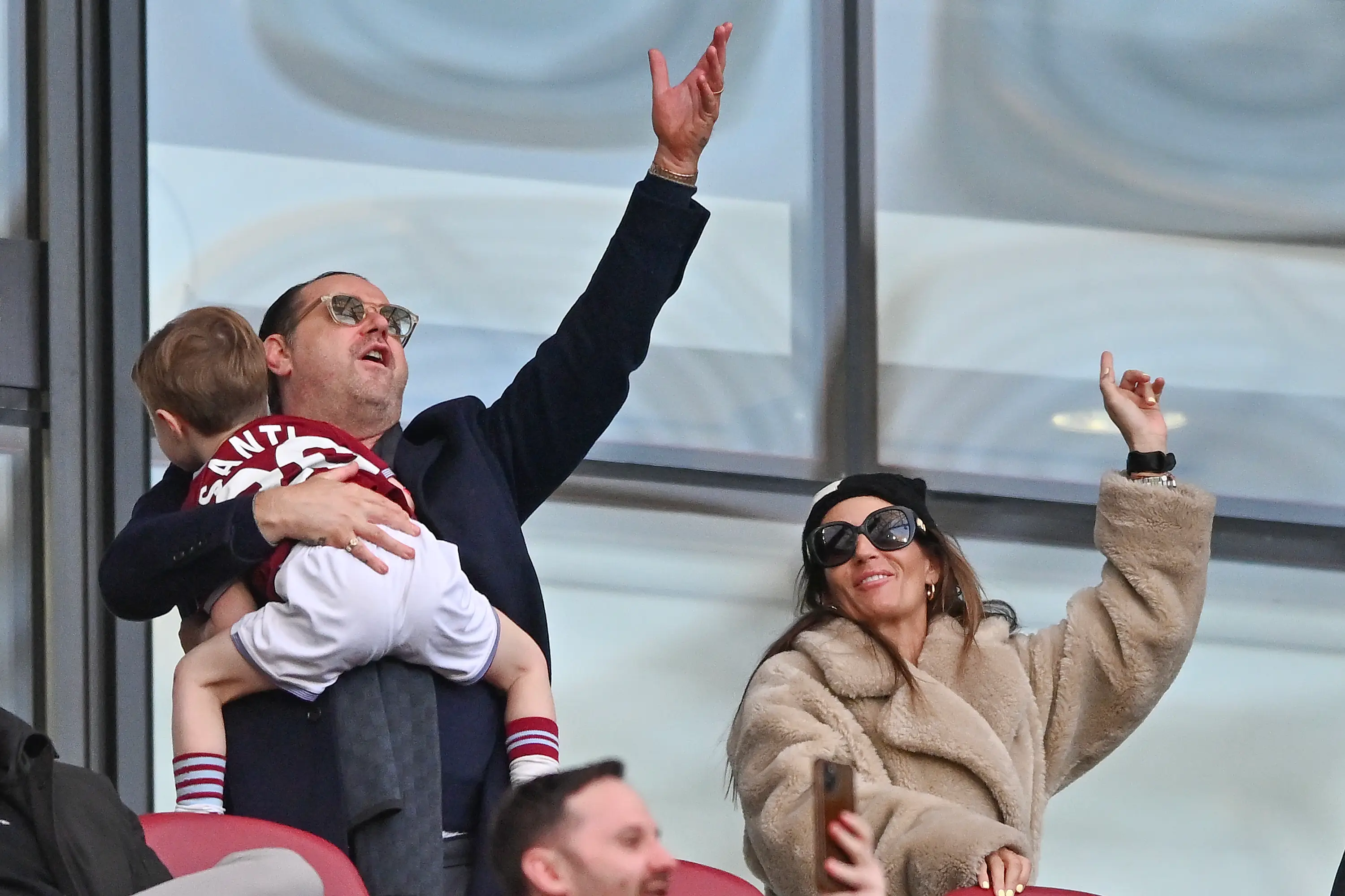 Danny Dyer was seen joining in with the chant about his daughter on Sunday (Vince Mignott/MB Media/Getty Images)