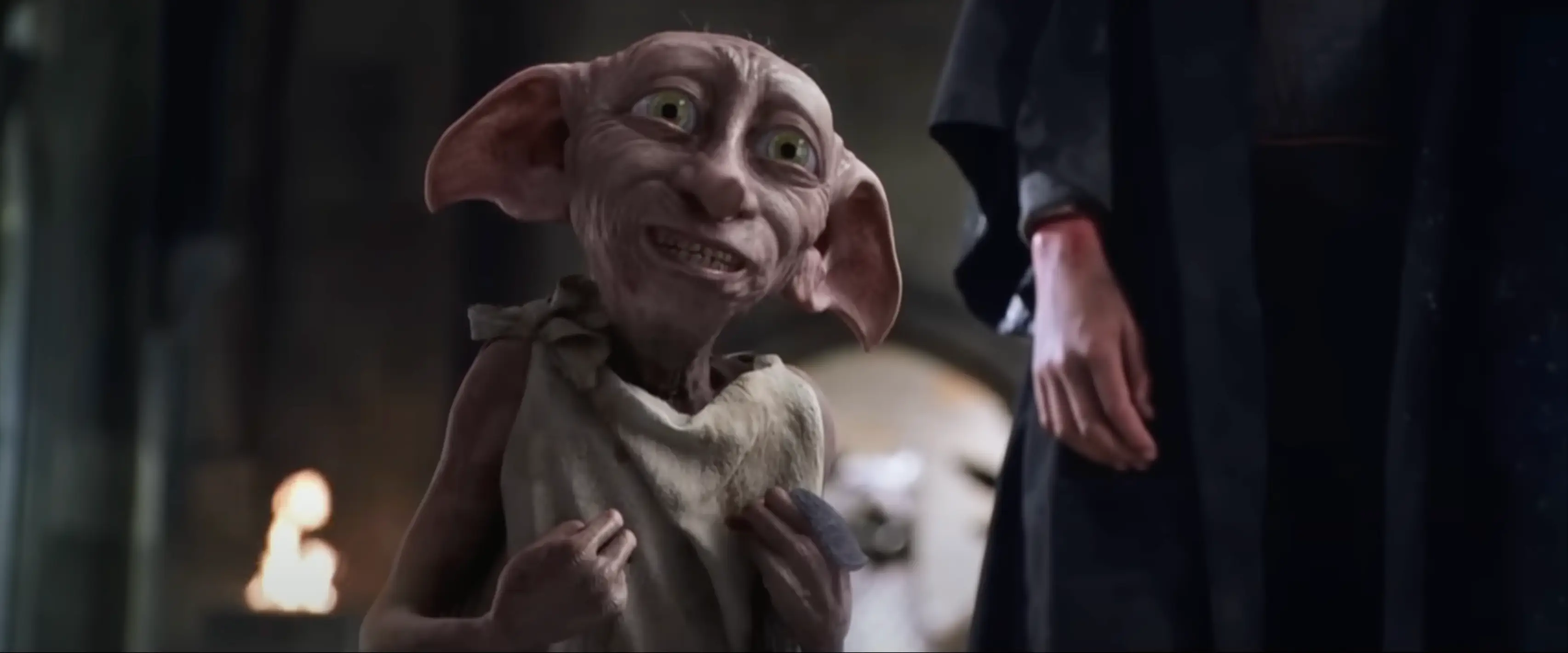 The moment Dobby became a free elf (Warner Bros/YouTube)
