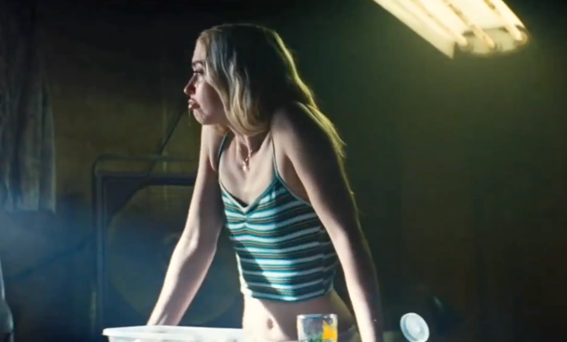 Chloe Cherry spoke of how creator Sam Levinson wanted the scene to be as 'disgusting' as possible (HBO)