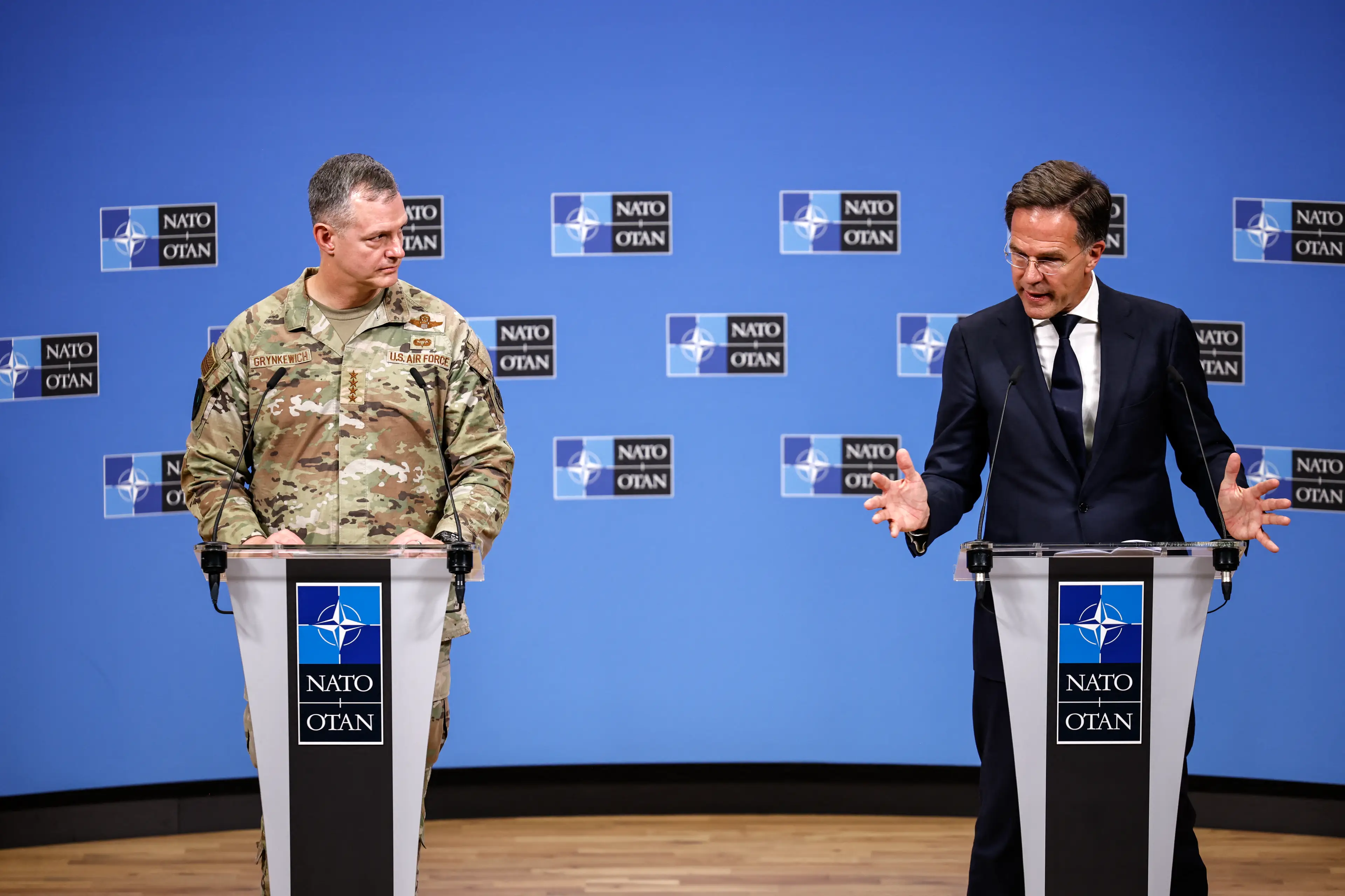 NATO said it will strengthen the defence of its eastern flank (SIMON WOHLFAHRT/AFP via Getty Images)