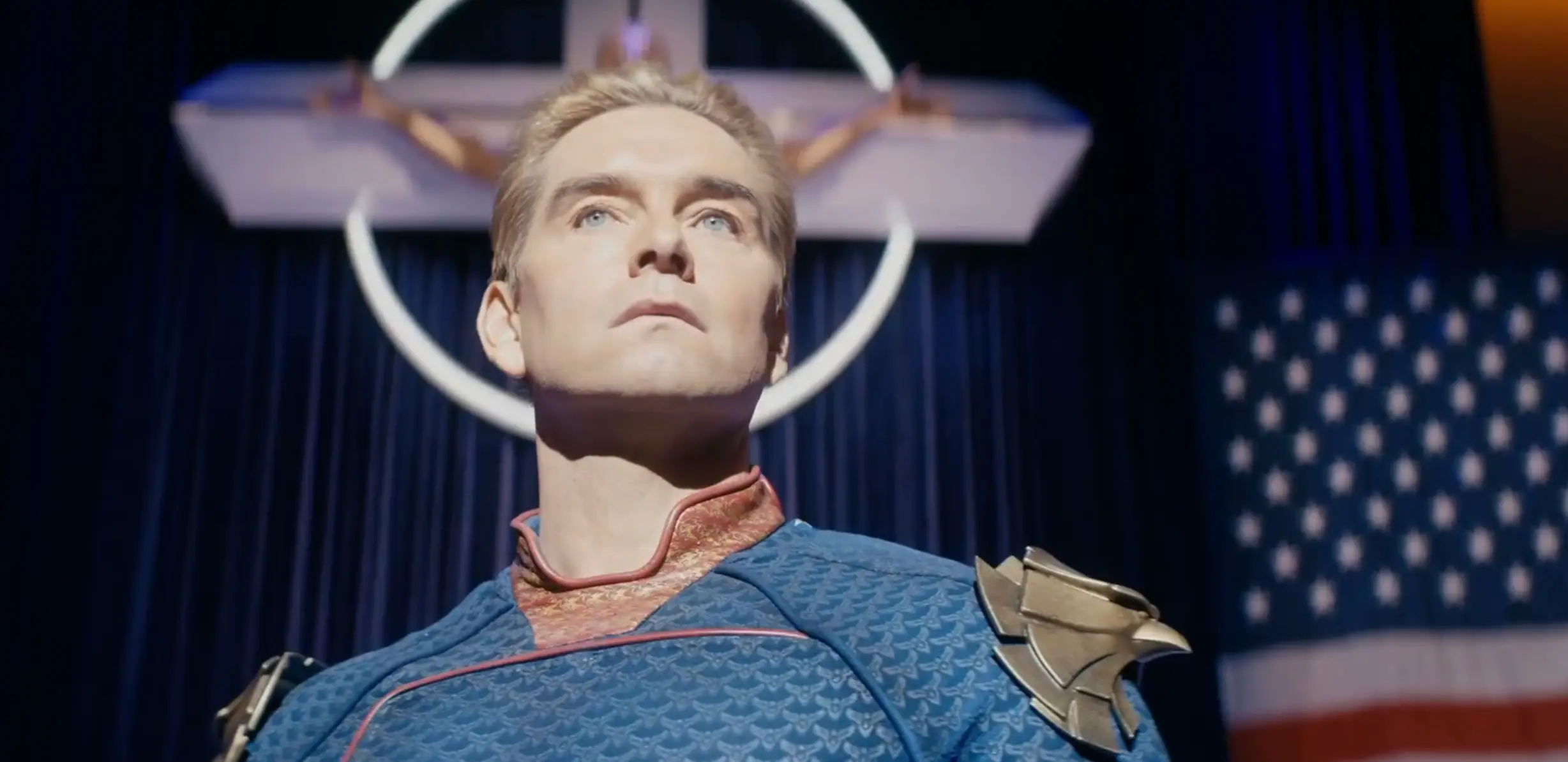 The longstanding comparisons between Trump and Homelander become far more explicit in the trailer (Prime Video)