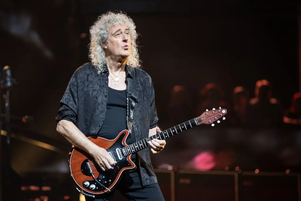 If you're a music fan and you don't recognise Brian May, you're probably not a music fan (Miikka Skaffari/Getty Images)
